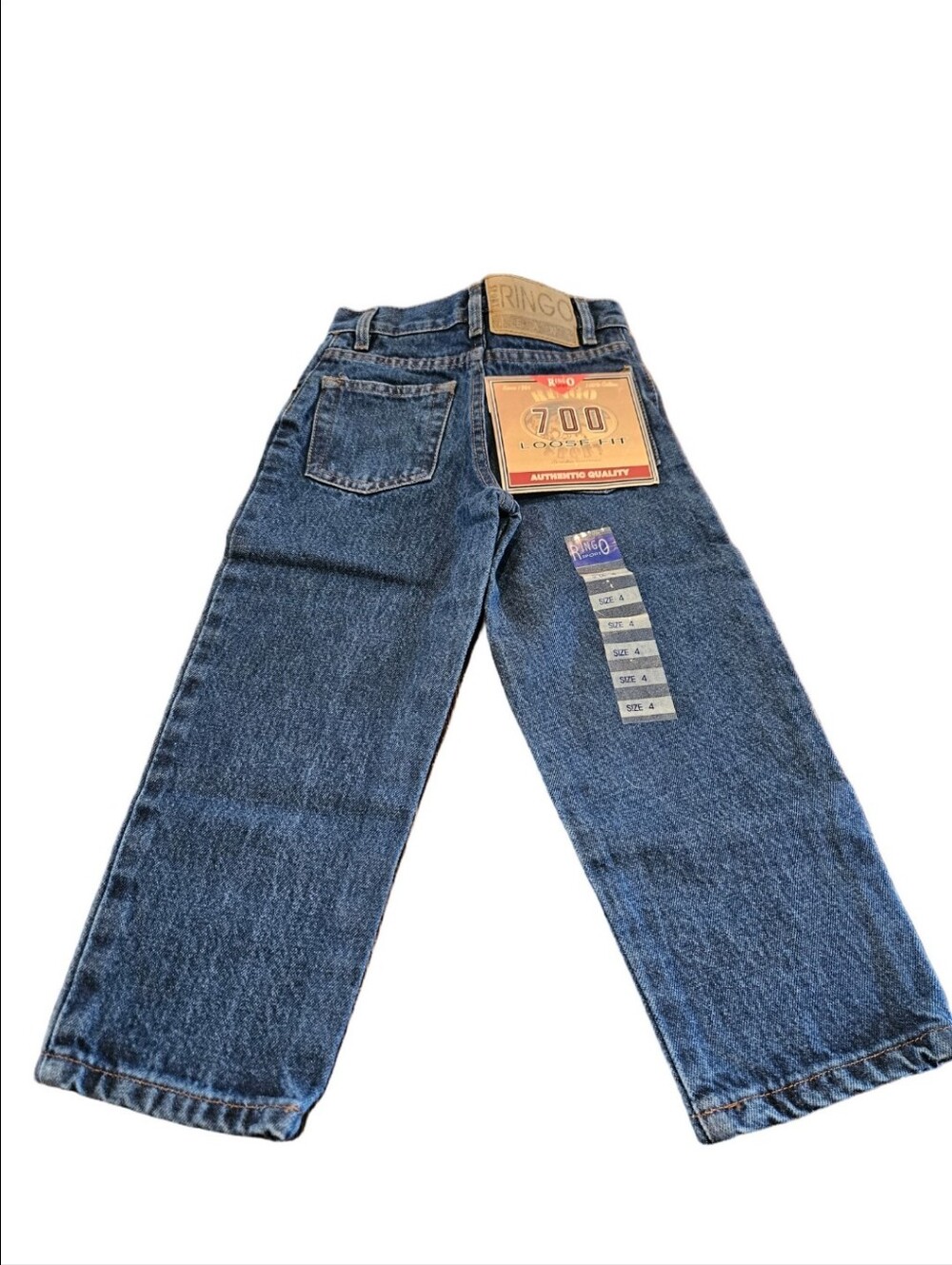 RINGO SPORT VTG 90s NWT BOY'S 700 LOOSE FIT JEANS SIZE 4